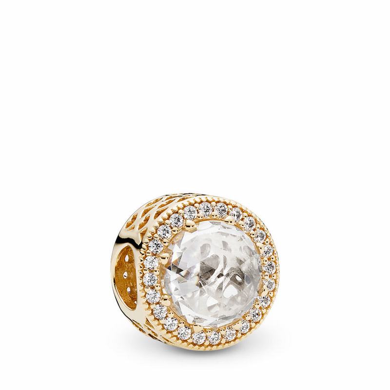 Pandora Radiant Hearts Charm Gold Egypt HT0142793